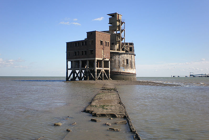 Grain Tower Battery in der Mündung der Themse. Foto: riverhomes