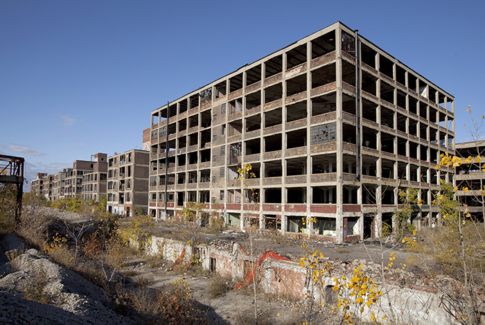 Ruinen des ehemaligen Packard-Werks. Foto: Wikimedia Commons/Albert duce/CC BY-SA 3.0