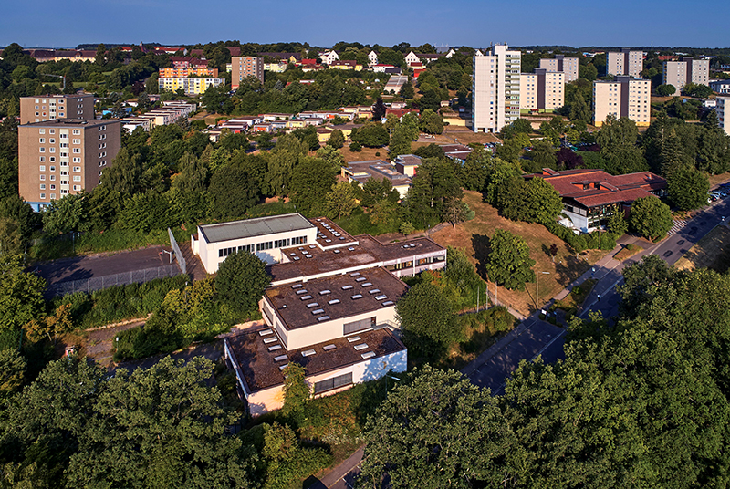 Die Finanzierung des Stadtteilzentrums Wartberg-Reinhardshof ist gesichert. Aus dem Dreieck Schule, Kindergarten und Kirchenzentrum entsteht in den nächsten Jahren die neue soziale Mitte des Stadtteils. Foto: Stadt Wertheim/Peter Frischmuth